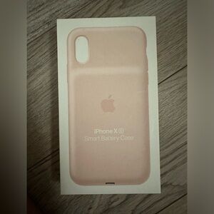 iPhone XS Smart Battery Case pink sand